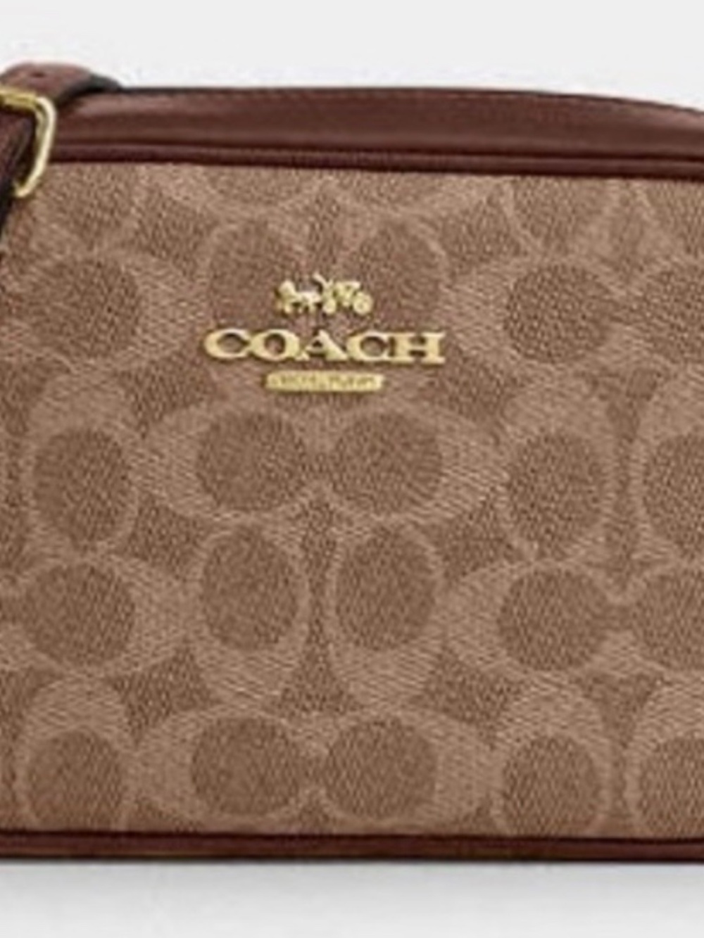 COACH Mini Jamie Camera Bag In Signature Canvas - Picture 4 of 4